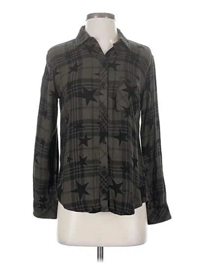 Pre-owned Rails Long Sleeve Button Down Shirt In Gray