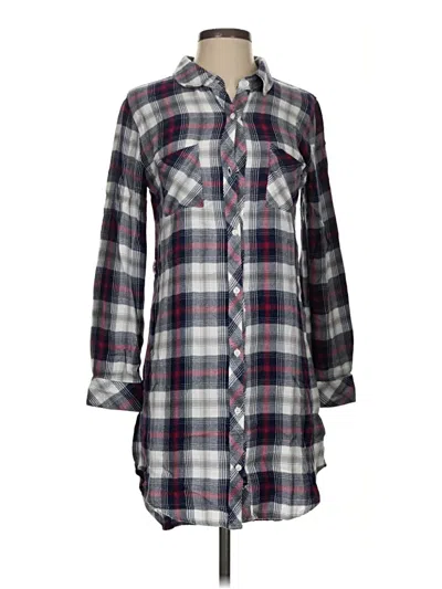 Pre-owned Rails Long Sleeve Button Down Shirt In Gray