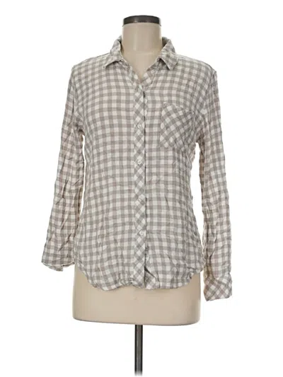 Pre-owned Rails Long Sleeve Button Down Shirt In Gray