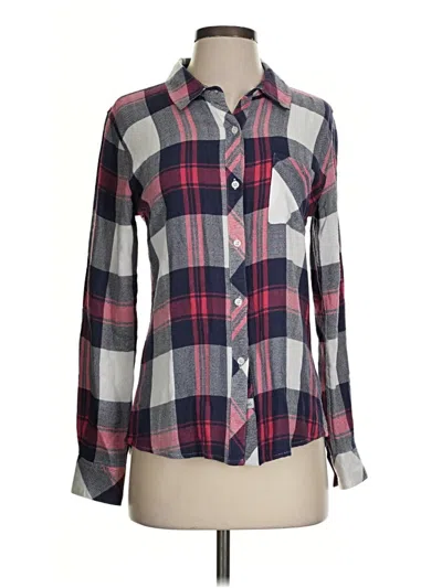 Pre-owned Rails Long Sleeve Button Down Shirt In Gray