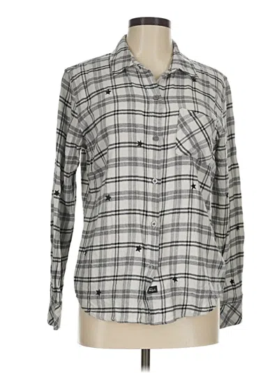 Pre-owned Rails Long Sleeve Button Down Shirt In Gray