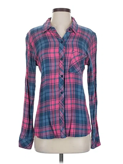 Pre-owned Rails Long Sleeve Button Down Shirt In Pink