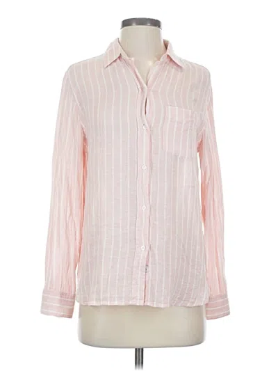 Pre-owned Rails Long Sleeve Button Down Shirt In Pink