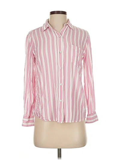 Pre-owned Rails Long Sleeve Button Down Shirt In Pink