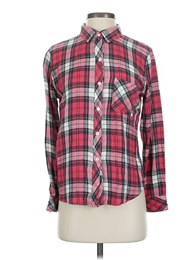 Pre-owned Rails Long Sleeve Button Down Shirt In Pink