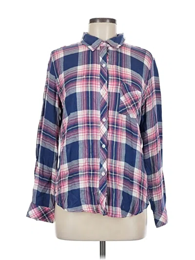 Pre-owned Rails Long Sleeve Button Down Shirt In Pink