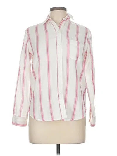 Pre-owned Rails Long Sleeve Button Down Shirt In Pink