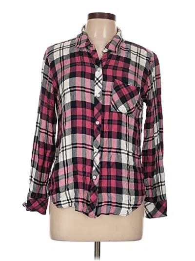 Pre-owned Rails Long Sleeve Button Down Shirt In Pink