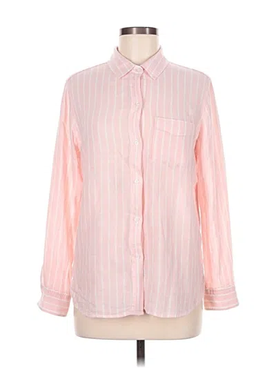 Pre-owned Rails Long Sleeve Button Down Shirt In Pink