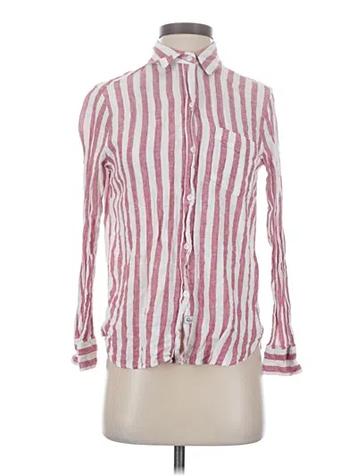 Pre-owned Rails Long Sleeve Button Down Shirt In Pink