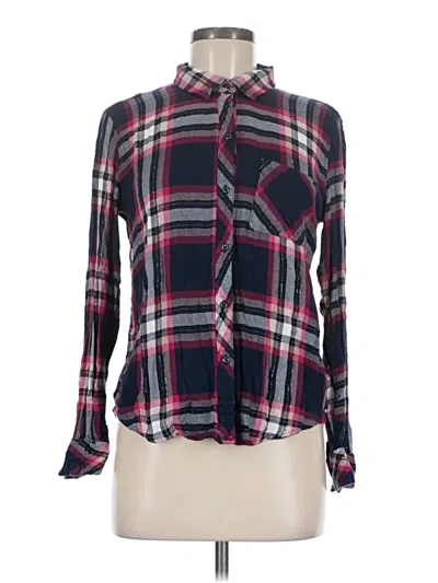 Pre-owned Rails Long Sleeve Button Down Shirt In Pink