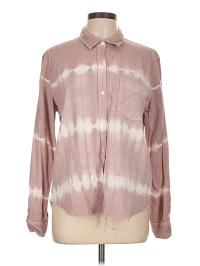 Pre-owned Rails Long Sleeve Button Down Shirt In Pink