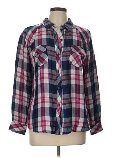 Pre-owned Rails Long Sleeve Button Down Shirt In Pink