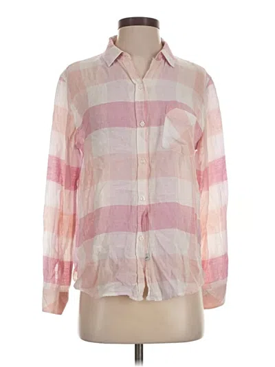 Pre-owned Rails Long Sleeve Button Down Shirt In Pink