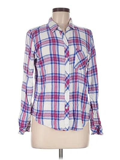 Pre-owned Rails Long Sleeve Button Down Shirt In Pink