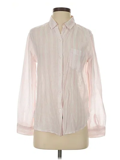 Pre-owned Rails Long Sleeve Button Down Shirt In Pink
