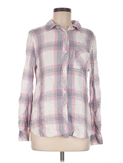 Pre-owned Rails Long Sleeve Button Down Shirt In Pink