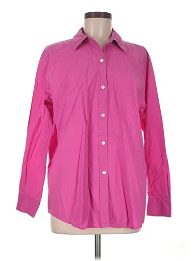 Pre-owned Rails Long Sleeve Button Down Shirt In Pink