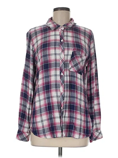 Pre-owned Rails Long Sleeve Button Down Shirt In Pink