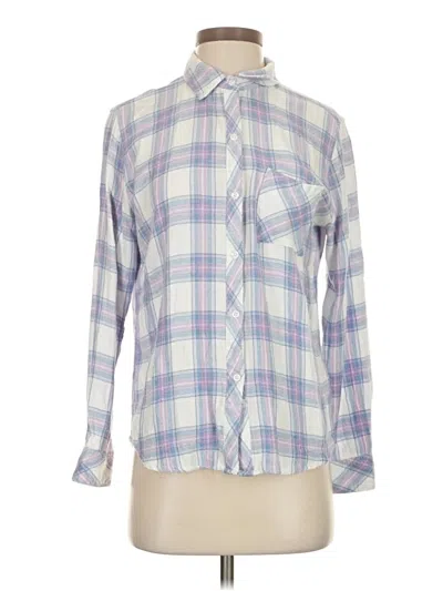 Pre-owned Rails Long Sleeve Button Down Shirt In Purple