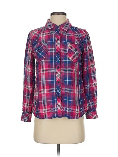 Pre-owned Rails Long Sleeve Button Down Shirt In Red