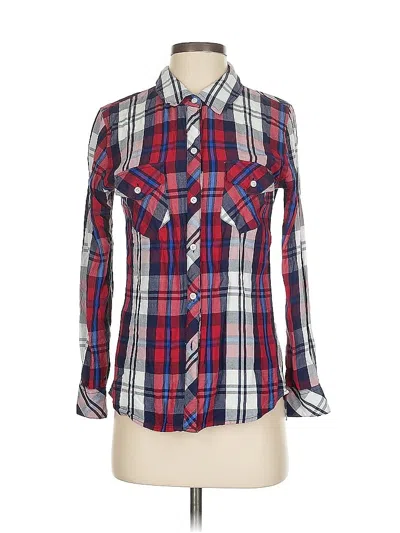 Pre-owned Rails Long Sleeve Button Down Shirt In Red