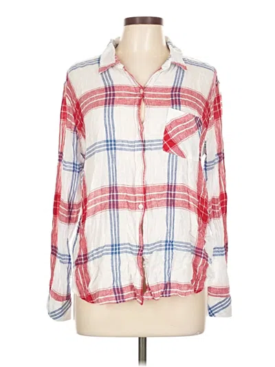 Pre-owned Rails Long Sleeve Button Down Shirt In Red