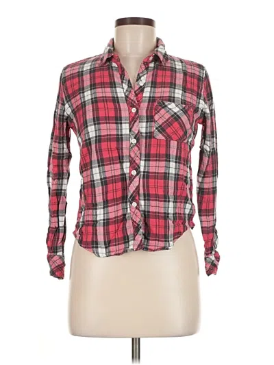 Pre-owned Rails Long Sleeve Button Down Shirt In Red