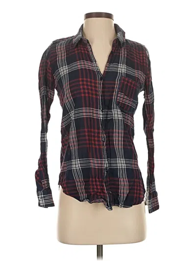 Pre-owned Rails Long Sleeve Button Down Shirt In Red