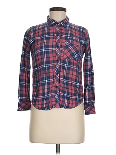 Pre-owned Rails Long Sleeve Button Down Shirt In Red