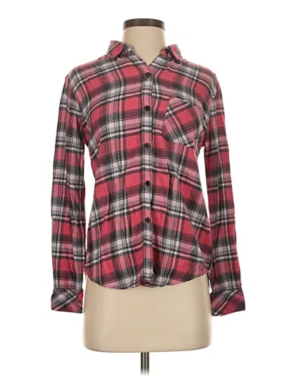 Pre-owned Rails Long Sleeve Button Down Shirt In Red