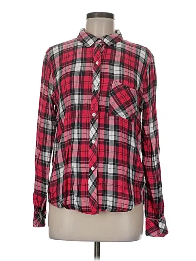 Pre-owned Rails Long Sleeve Button Down Shirt In Red