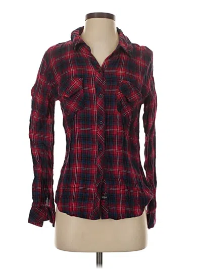 Pre-owned Rails Long Sleeve Button Down Shirt In Red