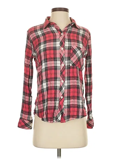 Pre-owned Rails Long Sleeve Button Down Shirt In Red