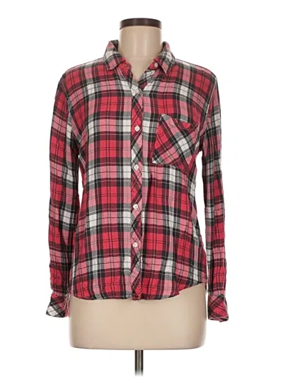 Pre-owned Rails Long Sleeve Button Down Shirt In Red