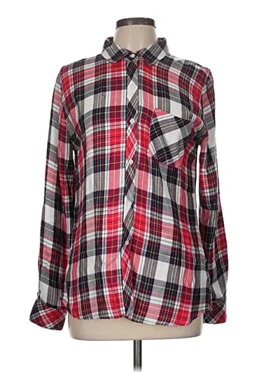 Pre-owned Rails Long Sleeve Button Down Shirt In Red