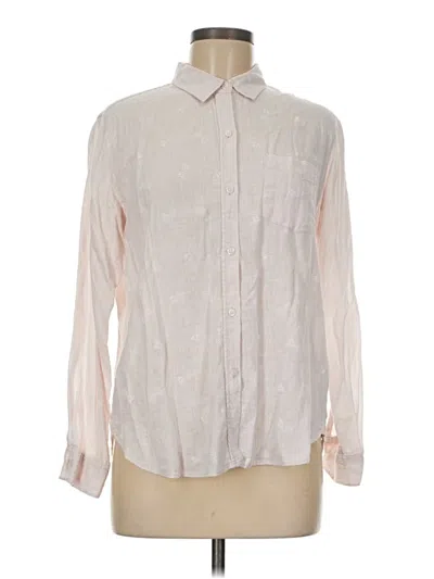 Pre-owned Rails Long Sleeve Button Down Shirt In White