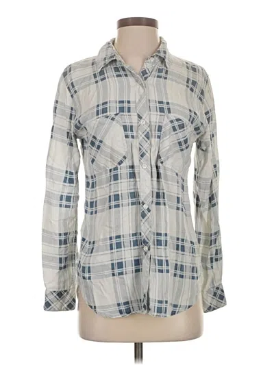 Pre-owned Rails Long Sleeve Button Down Shirt In White