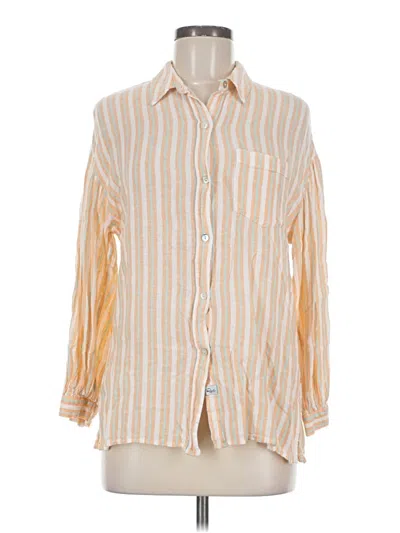 Pre-owned Rails Long Sleeve Button Down Shirt In Yellow