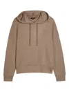 Rails Long-sleeve Drawstring Hoodie In Brown