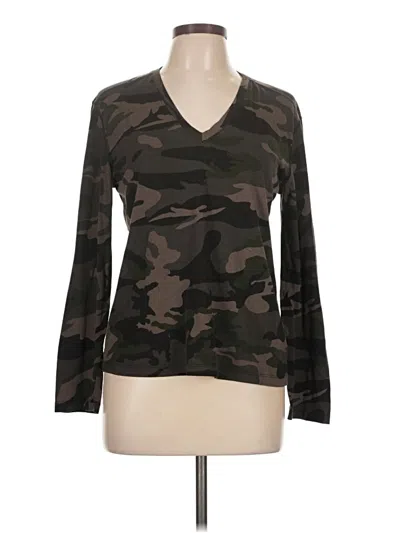 Pre-owned Rails Long Sleeve T-shirt In Brown