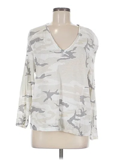 Pre-owned Rails Long Sleeve T-shirt In Silver