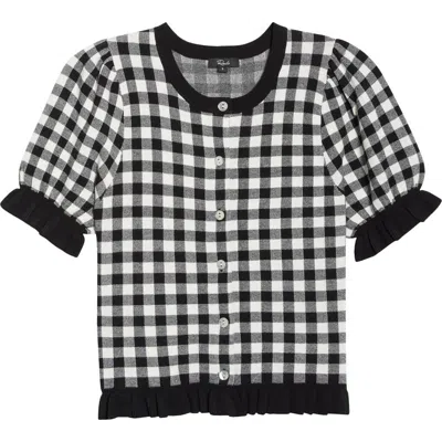 Rails Lora Short Sleeve Cardigan In Black