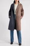 Rails Lore Two-tone Wool Blend Coat In Multi
