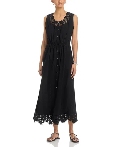 Rails Lorina Cotton Maxi Dress In Black
