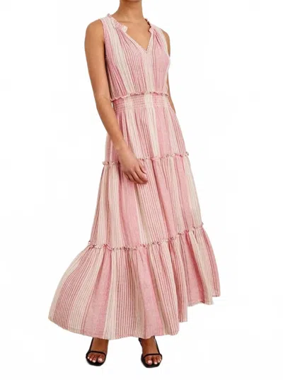 Rails Lou Lou Dress In Salerno Stripe In Pink
