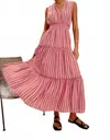 Rails Lou Lou Maxi Dress In Cabana Stripe In Pink