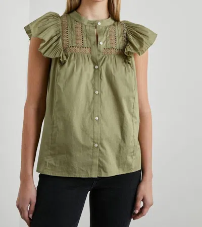 Rails Louella Top In Canteen In Green
