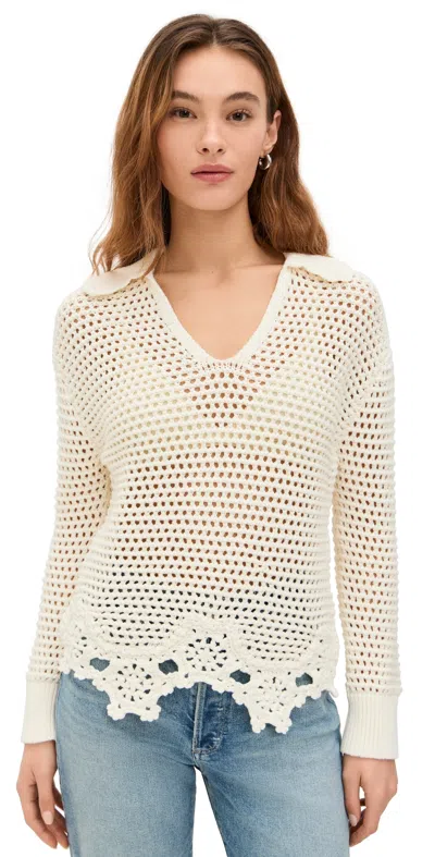 RAILS LOUISE PULLOVER IVORY