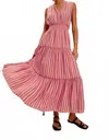 Rails Lou Lou Maxi Dress In Cabana Stripe In Pink